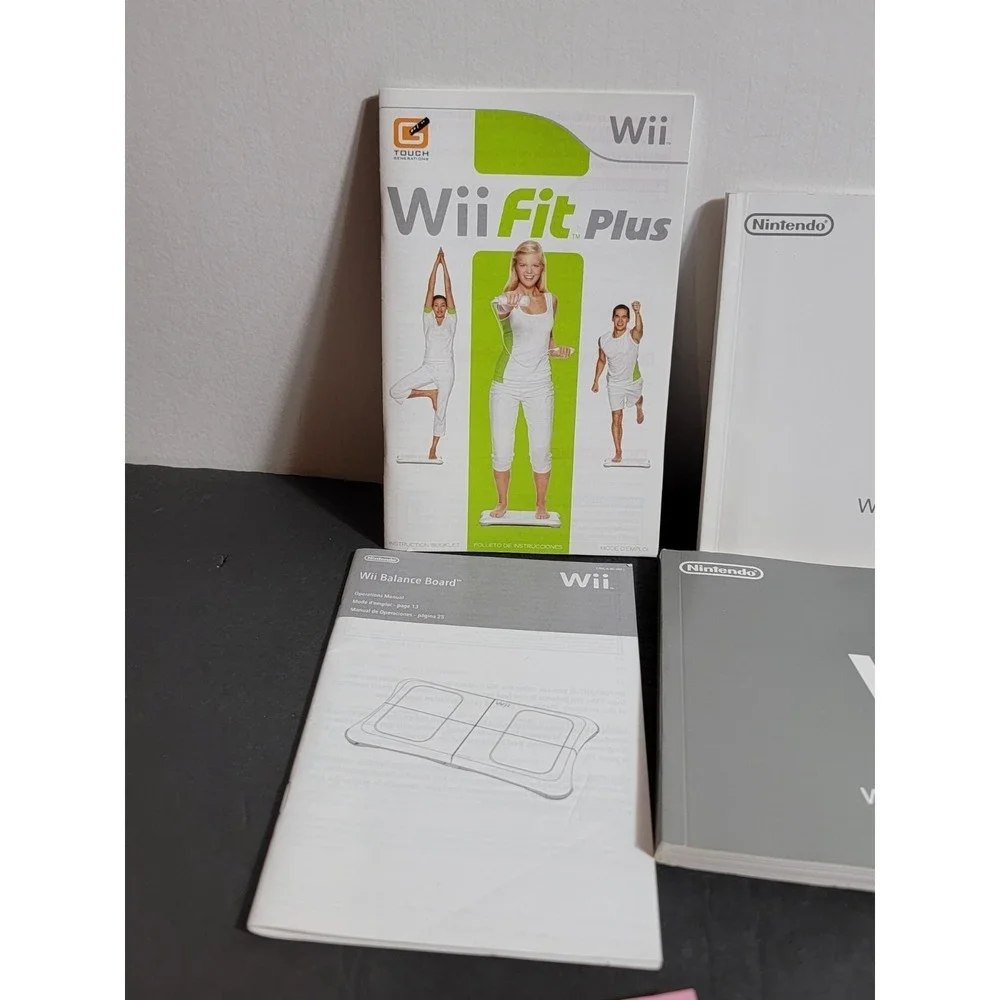Wii Console Operations Manuals System Setup Remote Manuals Mixed Lot